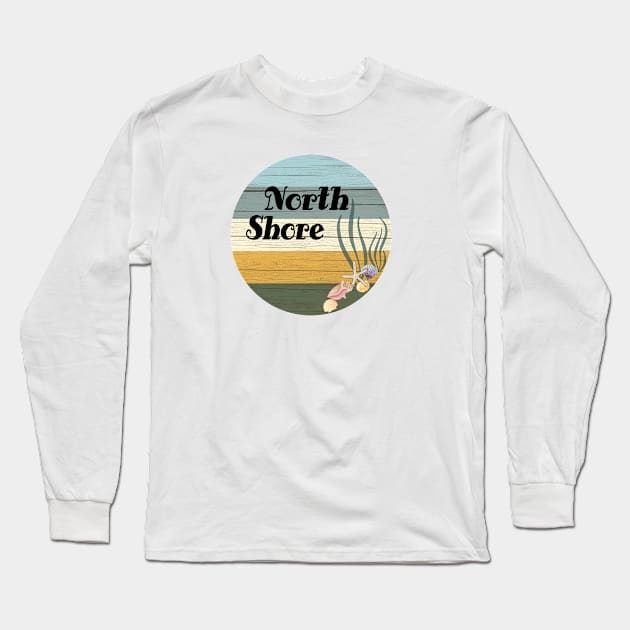 North Shore souvenir travel Long Sleeve T-Shirt by artsytee